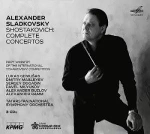 Image of Alexander Sladkovsky Shostakovich - Complete Concertos by Dmitri Shostakovich CD Album