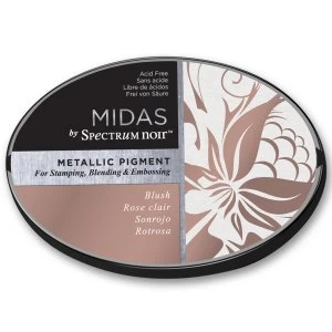 Image of Midas by Spectrum Noir Metallic Pigment Inkpad - Blush