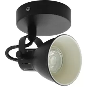 Image of Eglo Seras Single Spotlight Black