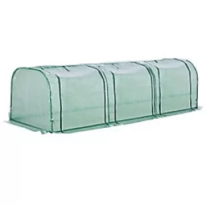 Image of Outsunny Greenhouse Green 800 x 1000 x 3000 mm