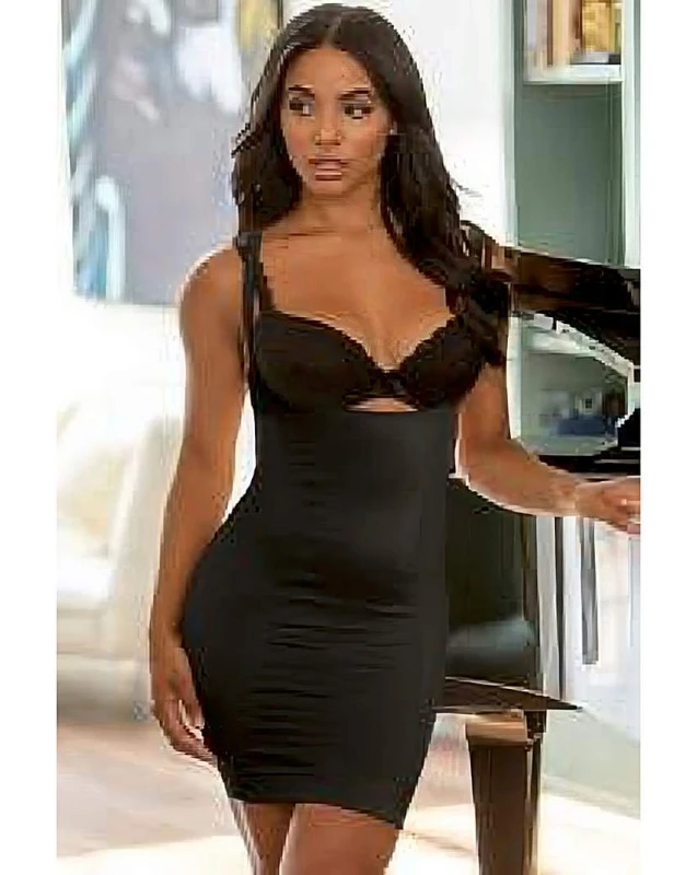 Image of Pour Moi? Pour Moi Hourglass WYOB Slip Black - Pour Moi? - Size: 16 Black Female 16 IY08604