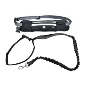 Image of Six Peaks LED Dog Lead Running Belt Black