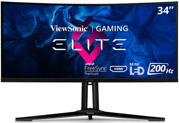 Image of ViewSonic 34" XG341C-2K UltraWide Quad HD Curved Gaming LED Monitor