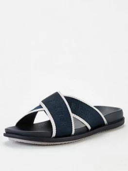 Image of Ted Baker Mablar Sandals - Dark Blue, Size 9, Men