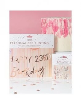 Image of Ginger Ray 30Th Birthday Party Bundle Balloons And Bunting