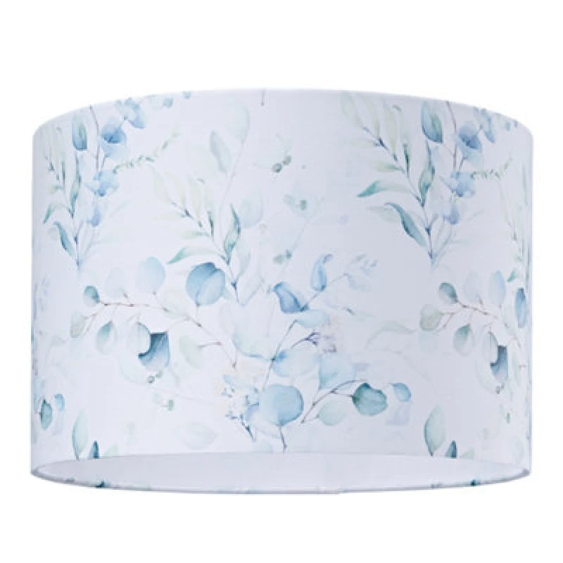 Image of Happy Homewares Contemporary And Elegant Floral Watercolour Lampshade With Soft Pastel Tones