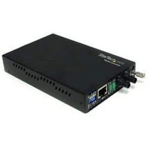 Image of StarTech 10100 Mbps Multi Mode Fiber Media Converter ST 2km