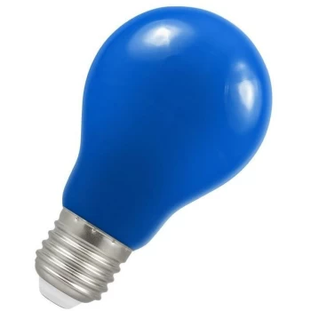 Image of Lamps LED GLS 1.5W ES-E27 IP65 (15W Equivalent) Blue 7lm ES Screw E27 Outdoor Festoon Coloured External Light Bulb - Crompton