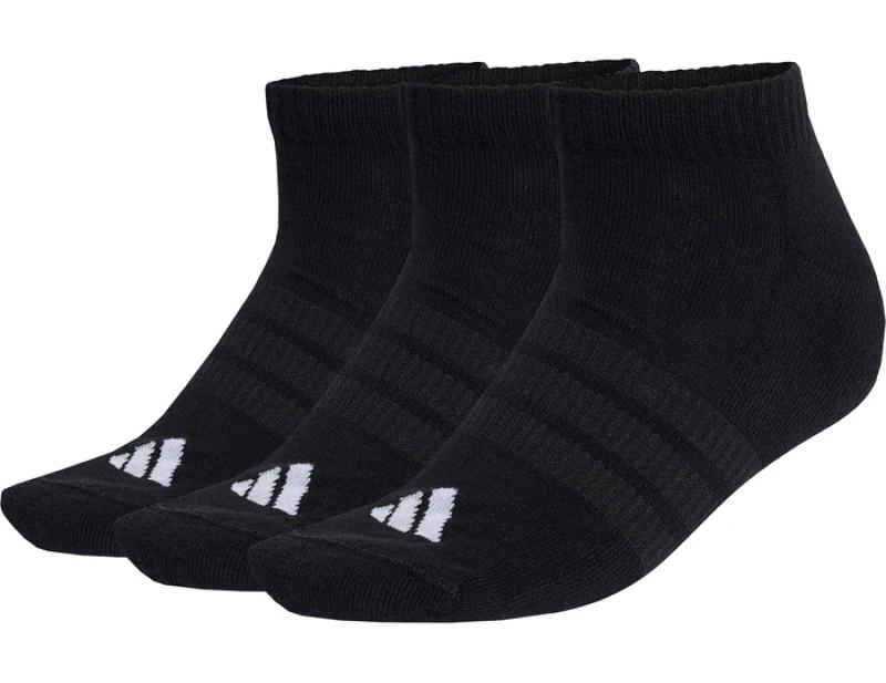 Image of Adidas Essentials Low 3er Pack Socks Black XL
