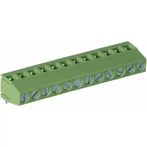 Image of TruConnect 211789 5.08mm 12 Way 90deg Rising Clamp Terminal Block