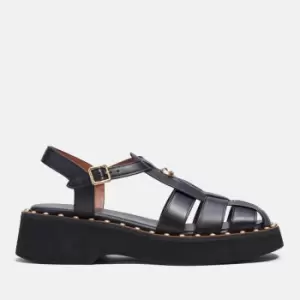 Image of Coach Womens Vivienne Leather Sandals - UK 8