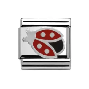 Image of Nomination Classic Silver Ladybird Charm