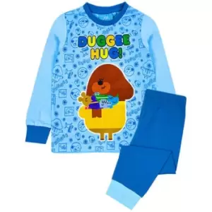 Image of Hey Duggee Boys Hug Pyjama Set (4-5 Years) (Blue)