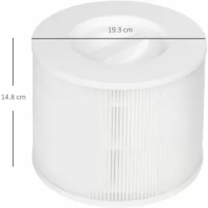 Image of HOMCOM 1 Pack Air Purifier Filter for 823-030V70WT, HEPA Filter