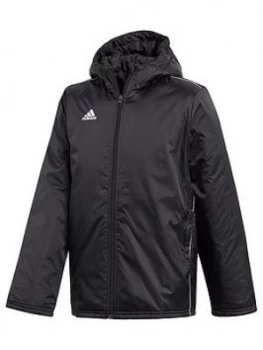 Image of Adidas Youth Core Stadium Jacket - Black