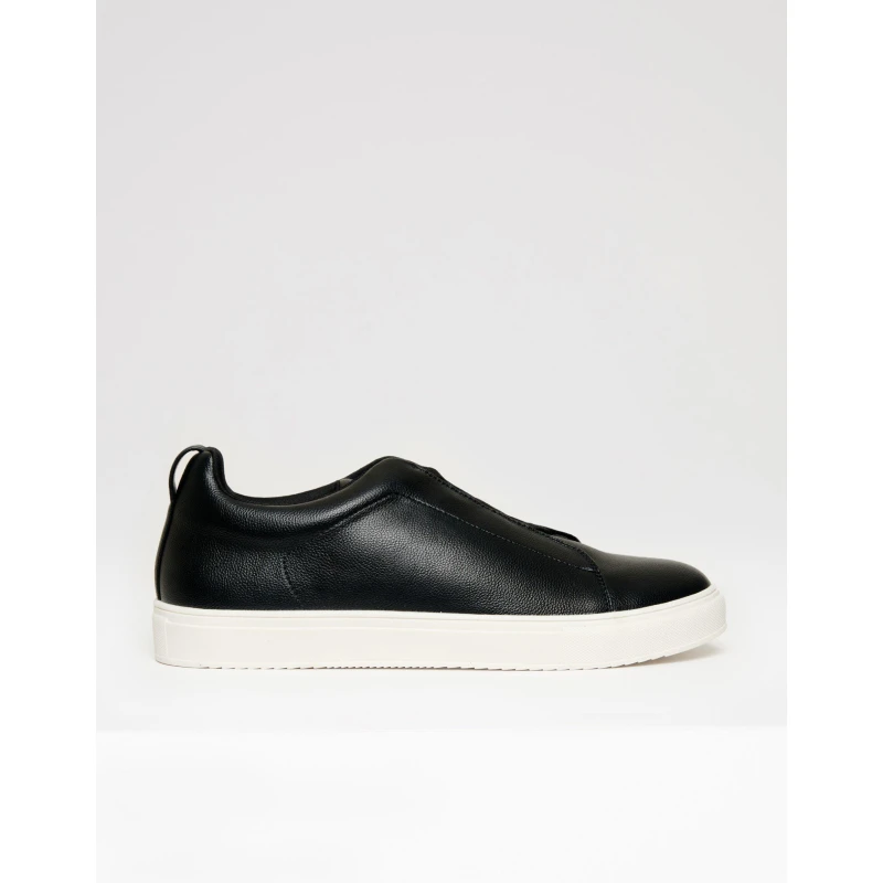 Image of Threadbare Mens Acefield Casual Low-Top Trainers Black male 12 (47)