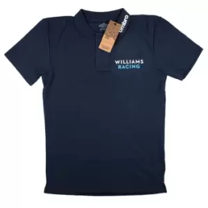 Image of 2023 Williams Racing Off Track CVC Media Polo Shirt (Peacock)