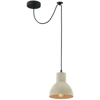 Image of Maytoni Lighting - Broni Dome Ceiling Pendant Lamp Black, 1 Light, E27