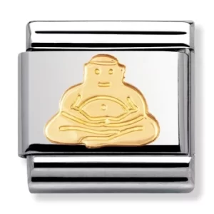 Image of Nomination CLASSIC Gold Spirituality Buddha Charm 030105/06