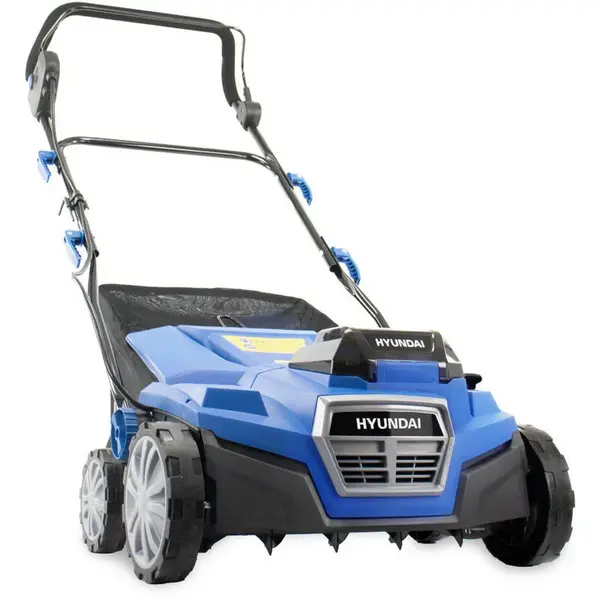 Image of Hyundai HY2196 40V Cordless Lawn Scarifier, Aerator & Dethatcher Rake