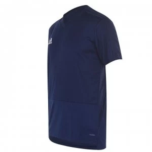 Image of adidas Climacool V Neck T-Shirt Mens - Navy