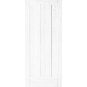 Image of Vertical 3 panel Primed Smooth Internal Door H1981mm W610mm