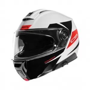 Image of Schuberth C5 Eclipse White Red Modular Helmet M