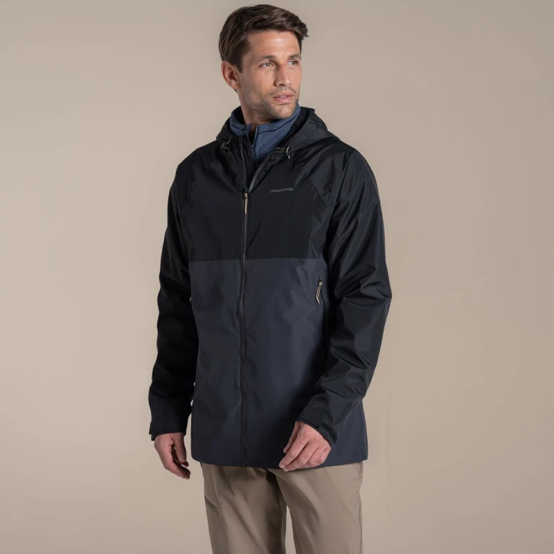 Image of Regatta Regatta Men Osuna Technical Waterproof Jacket in Black Size: Medium Black M Male 5063260147163