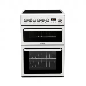 Image of Hotpoint HAE60PS 60cm Double Oven Electric Cooker