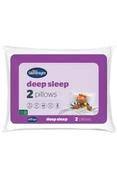 Image of Silentnight Pack of 2 Deep Sleep Pillows - Size: Pair - White