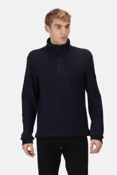 Image of Split Hem 'Lanchester' Half-Zip Fleece