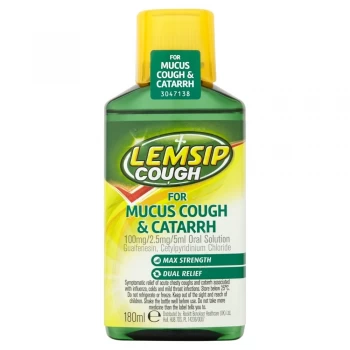 Image of Lemsip Mucus Cough 180ml