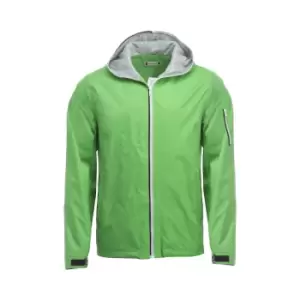 Image of Clique Mens Seabrook Hooded Jacket (S) (Apple Green)