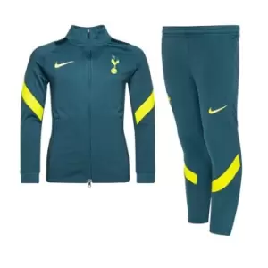 Image of Tottenham 2021-2022 CL Strike Tracksuit (Dark Teal) - Kids