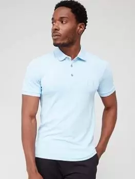 Image of BOSS Passenger Slim Fit Polo Shirt - Blue Size XL, Men