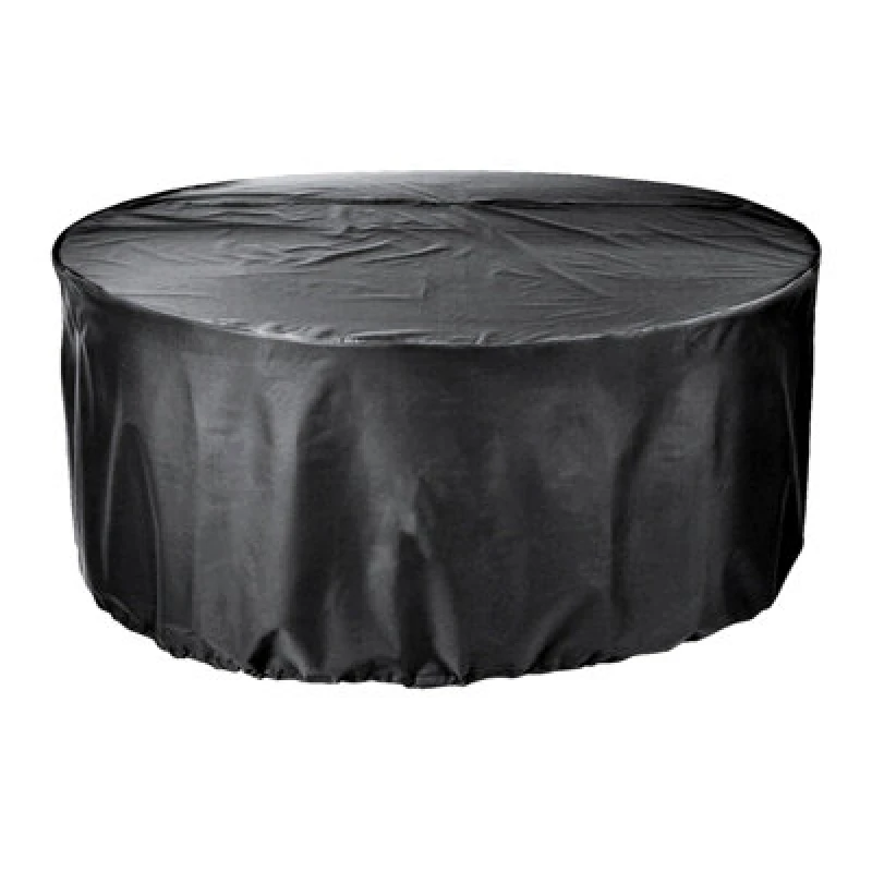 Image of Cozy Bay Furniture EZBreathe 6-8 Seat Round Patio Set Cover in Black unisex