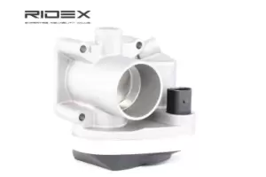 Image of RIDEX Throttle without connecting pipe 158T0003 Throttle Body,Throttle body VW,AUDI,SKODA,Golf IV Schragheck (1J1),Golf V Schragheck (1K1),POLO (9N_)