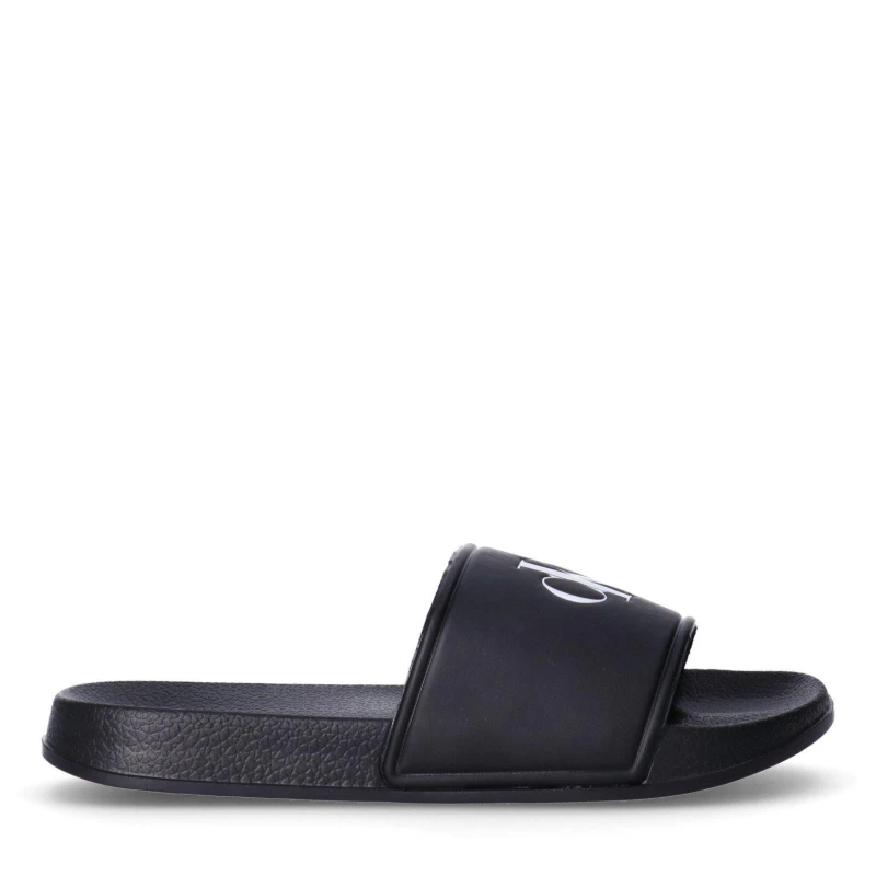 Image of Calvin Klein Jeans Kids Pool Sliders Black male C11.5 (30)