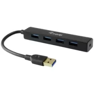Image of Equip 128953 4 ports USB 3.0 hub Black