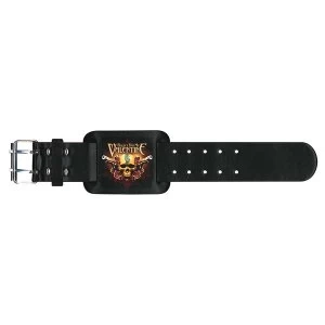 Image of Bullet For My Valentine - Two Pistols Leather Wrist Strap