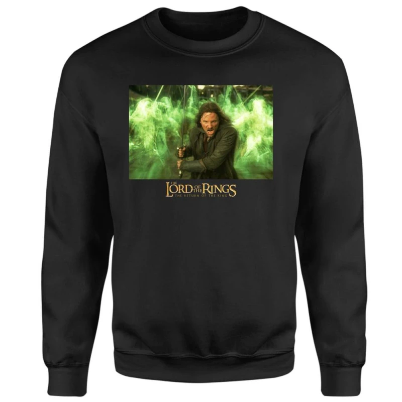 Image of Lord Of The Rings Aragorn Sweatshirt - Black - M