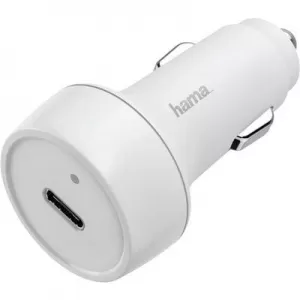 Image of Hama Car Charger, Power Delivery (PD)/ Qualcomm, 18 W White
