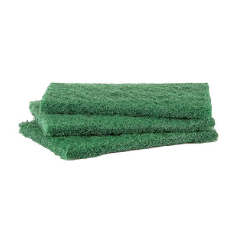 Image of Minky Antibacterial Sponge Scourers (Pack of 3) Green unisex