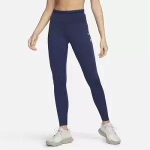Image of Nike Luxe Tight Leggings Womens - Blue