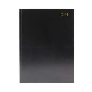 Image of Desk Diary WTV A5 Black 2024 KFA53BK24 KFA53BK24