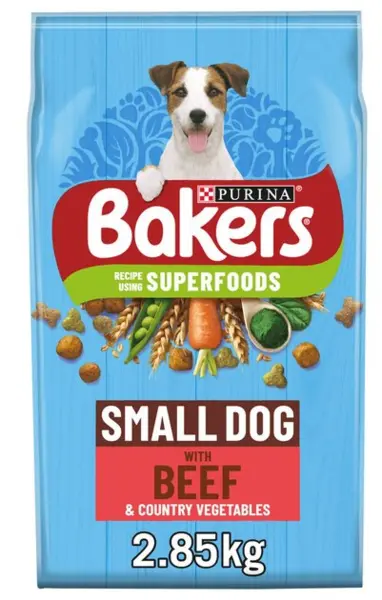 Image of Bakers Small Dog Beef and Vegetables Dog Food 2.85kg