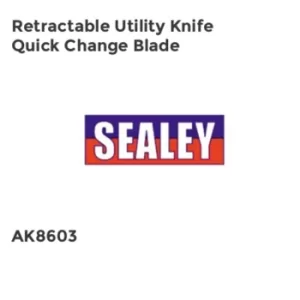 Image of Retractable Utility Knife Quick Change Blade