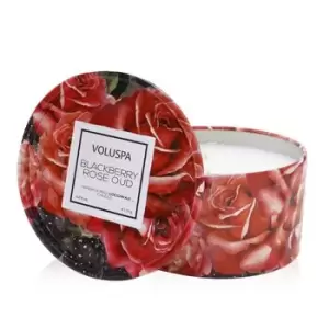Image of Voluspa2 Wick Tin Candle - Blackberry Rose Oud 170g/6oz