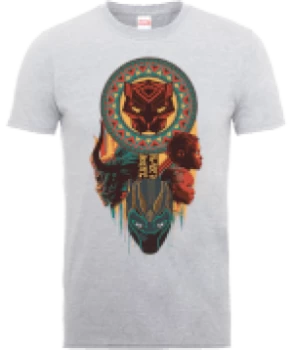 Image of Black Panther Totem T-Shirt - Grey - M