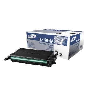 Image of Samsung CLP K660A Black Standard Yield Toner Cartridge ST899A
